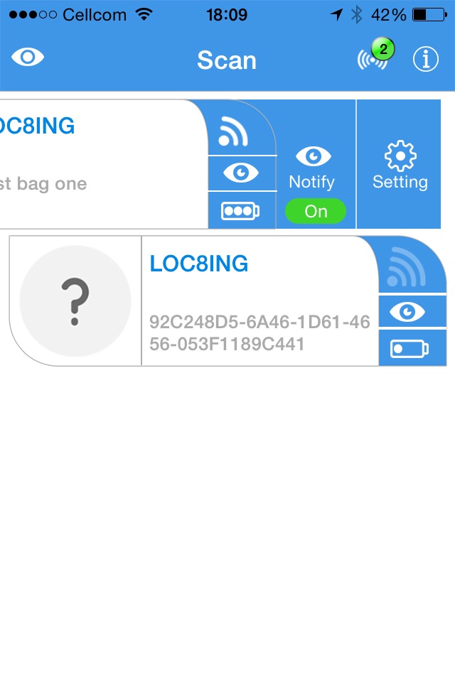 LOC8ING Air Travel Tag screenshot 3