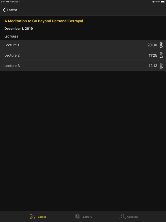 Dhyan Vimal's Masterclass iPad screenshot 3 - Education app