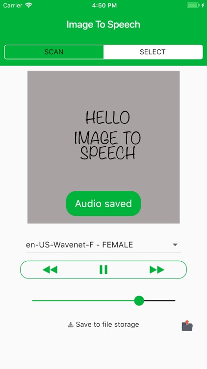 Image To Speech
