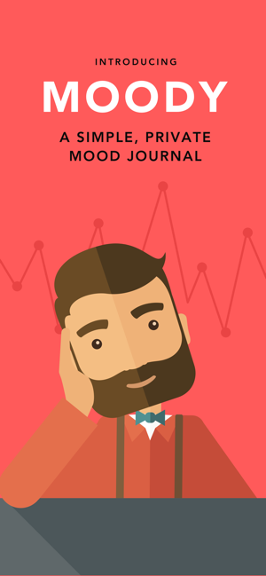 ‎Moody: Mood Tracker & Journal Capture d'écran