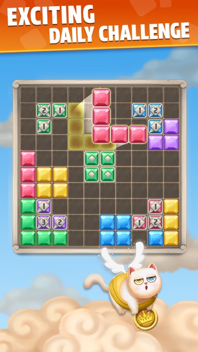 Screenshot #1 pour Jewel Block Puzzle Brain Game