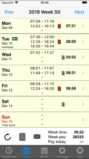 TimeAssist screenshot 2
