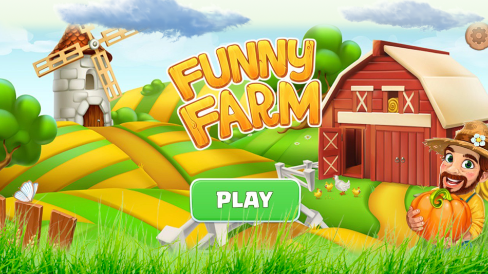 #1. Funny farm - puzzles, match 3. (iOS) 由: Progress, OOO