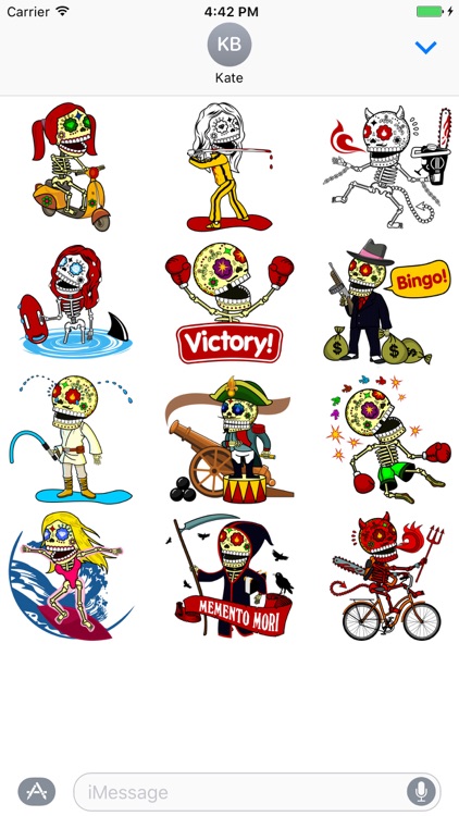 Day of the Dead Sticker Set screenshot-4