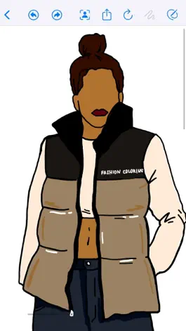 Game screenshot Fashion Coloring hack