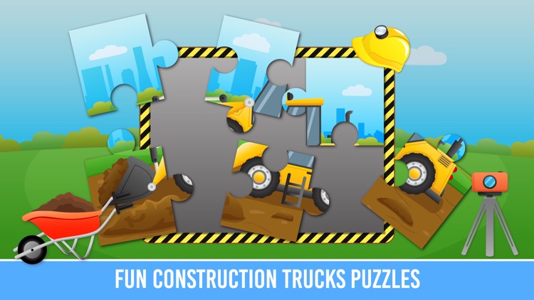 Diggers & Trucks Game For Kids