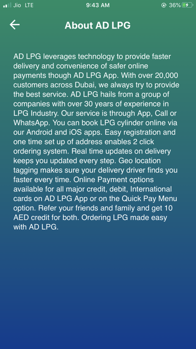 AD LPG: Order LPG Gas in Dubai Screenshot