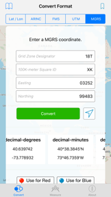 GPS Coordinate Converter screenshot