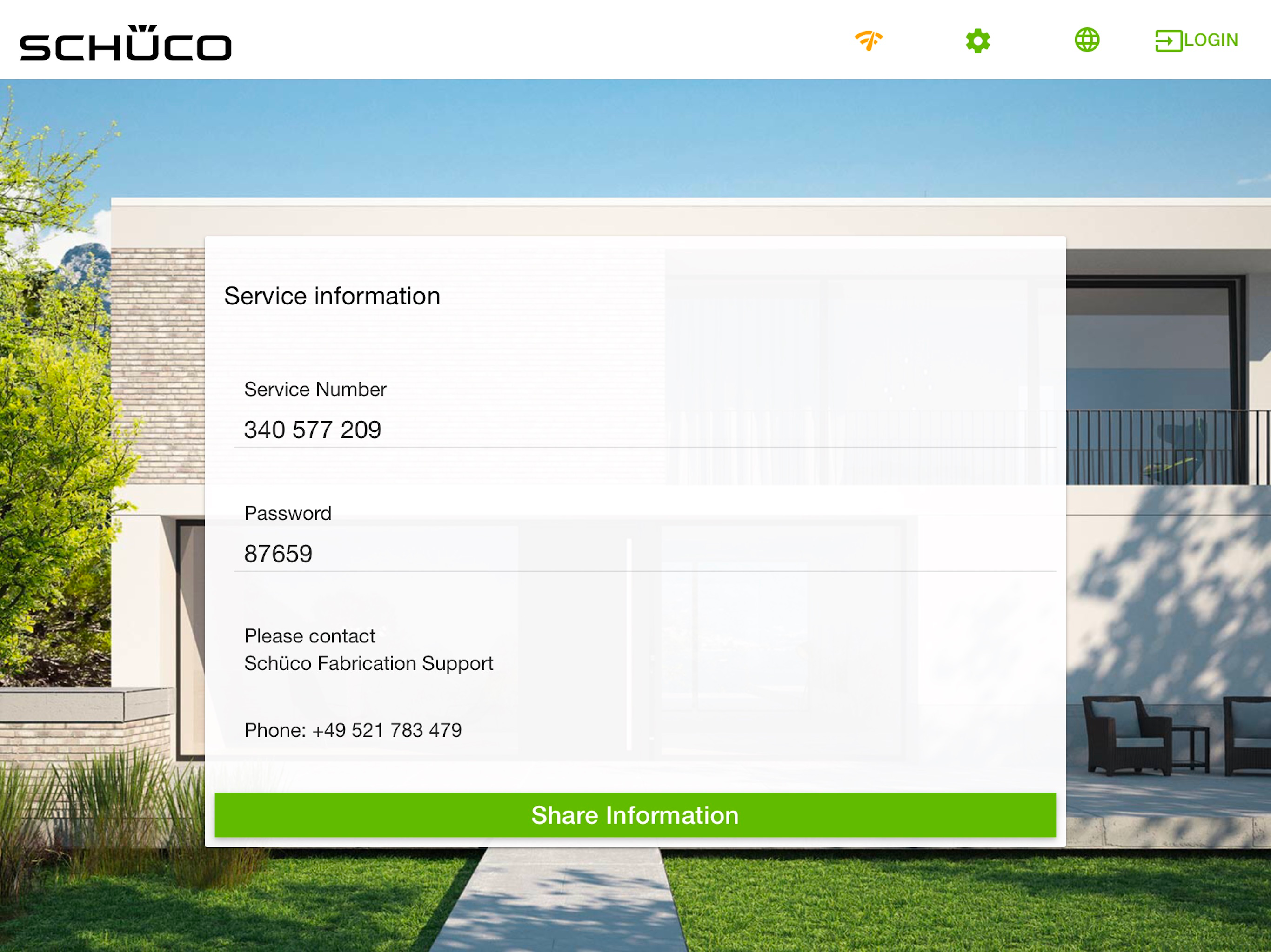 Schüco FRS screenshot 5