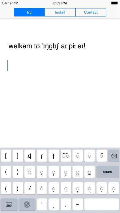 English IPA Keyboard