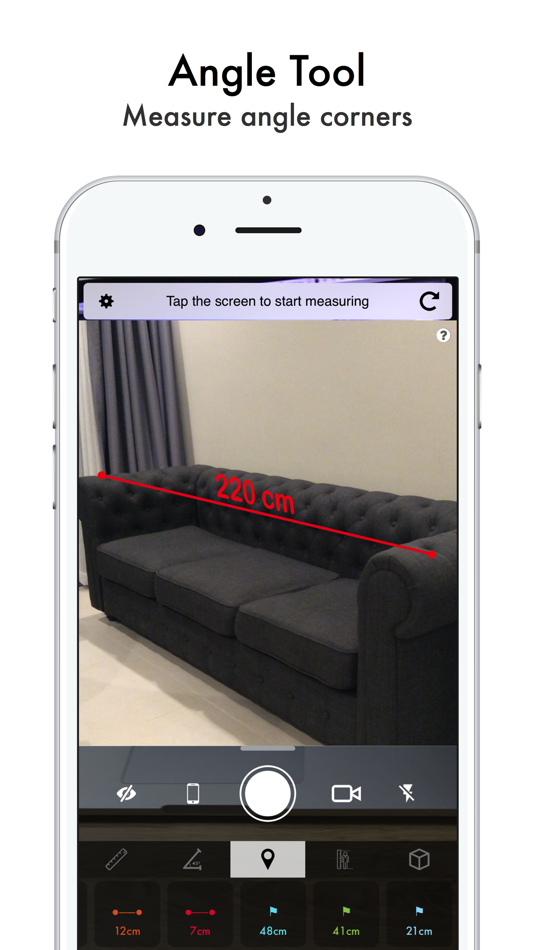 #2. Air Touch Measure (iOS) By: Nam Kennic