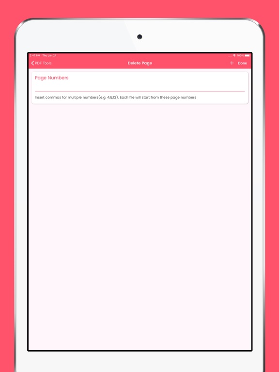 PDF Tools & Utilities iPad screenshot 9 - Utilities app