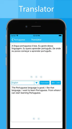 Portuguese Keyboard Translator screenshot 4