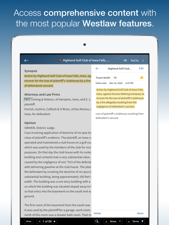 Screenshot #6 pour Westlaw