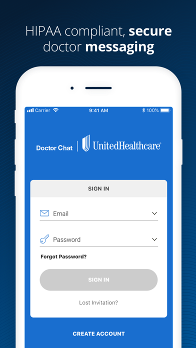 UnitedHealthcare Doctor Chat Screenshot