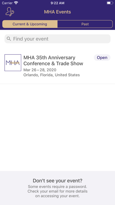MHA 35th Annual Conference screenshot 2