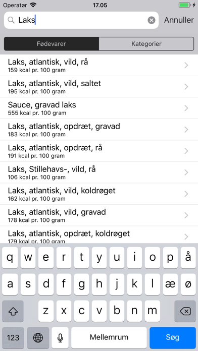 Kalorier screenshot