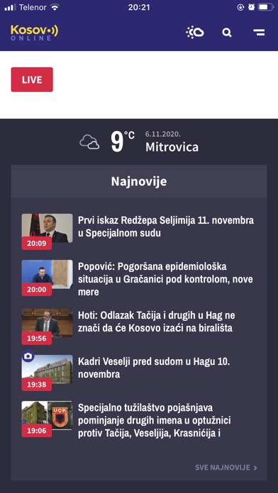 Kosovo Online Screenshot