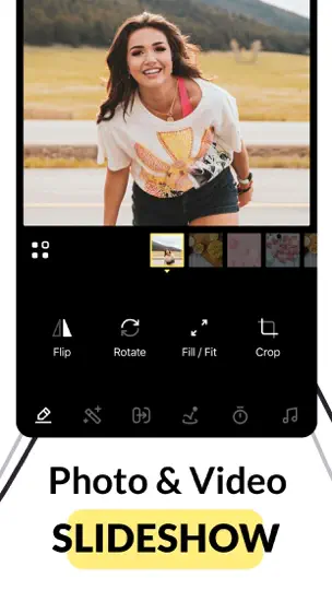 Slideshow Add Music To Photos iPhone Screenshot 1