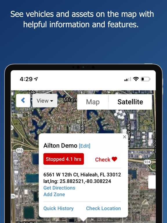 Screenshot #4 pour GPS Track Services