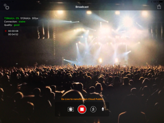 Screenshot #4 pour nanoStream Live Video Encoder