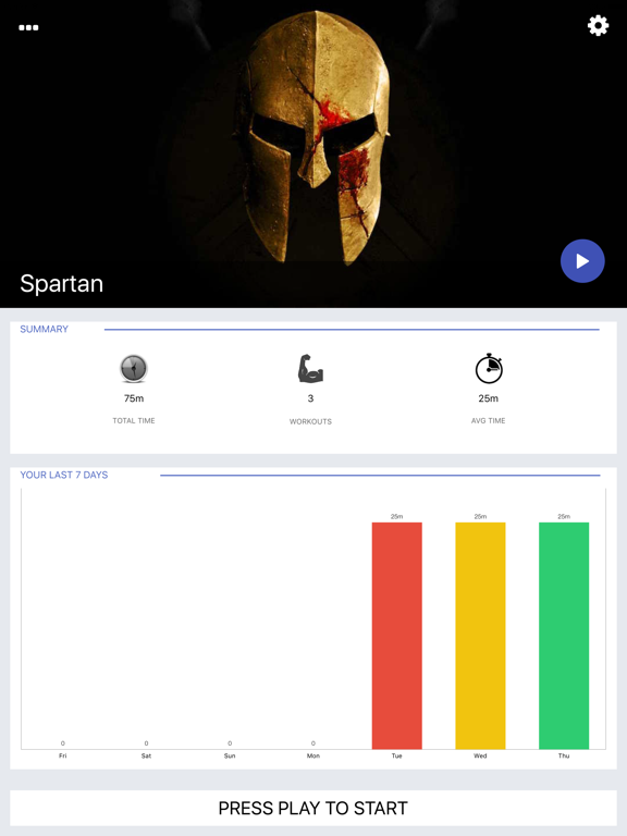 Screenshot #4 pour Spartan Workout Build muscle