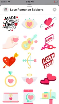 Love Romance - Adult Stickers iphone bilder 2