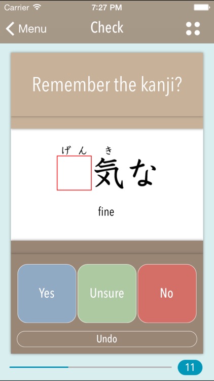 GENKI Kanji Cards for 2nd Ed. screenshot-5