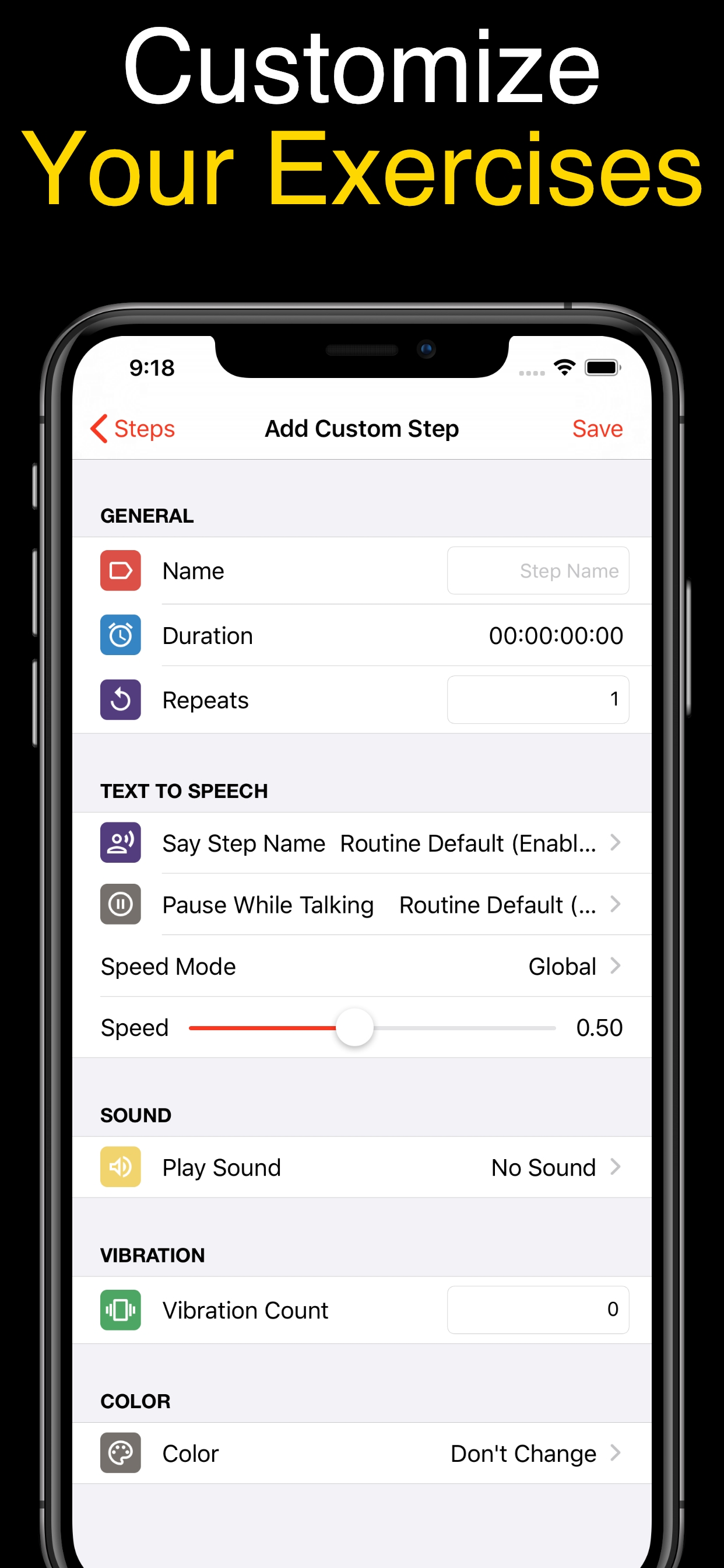 Warudo: Interval Workout Timer screenshot 5