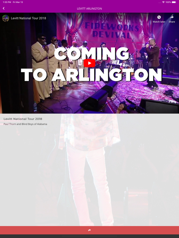 Levitt Arlington iPad screenshot 4 - Entertainment app