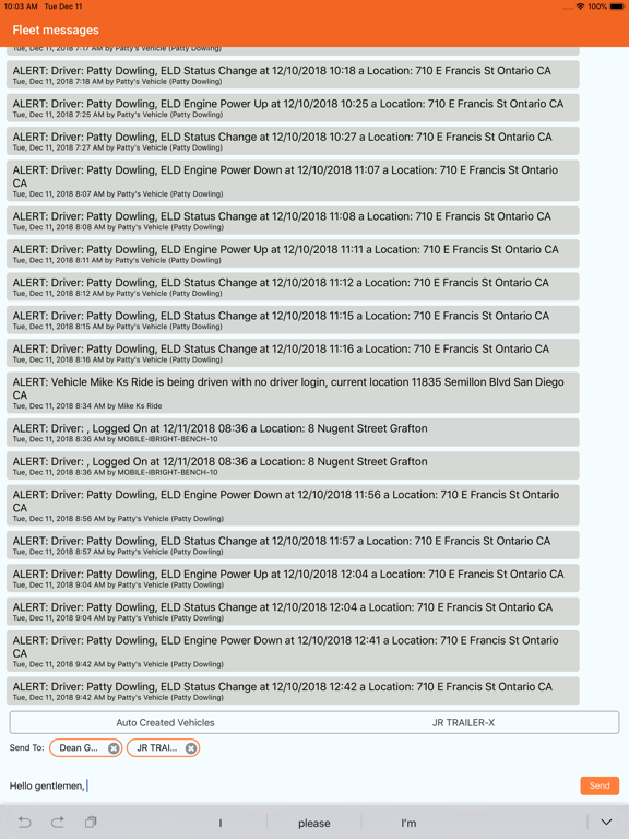 Coretex 360 Mobile iPad screenshot