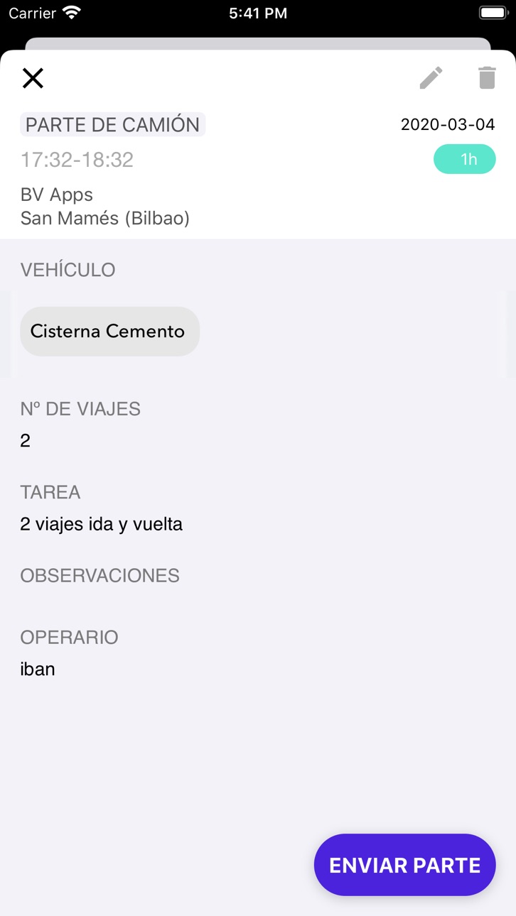 iPhone screenshot