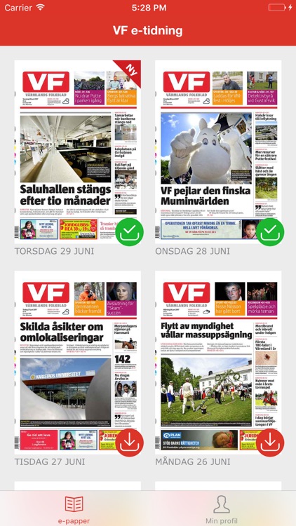 Värmlands Folkblad e-tidning