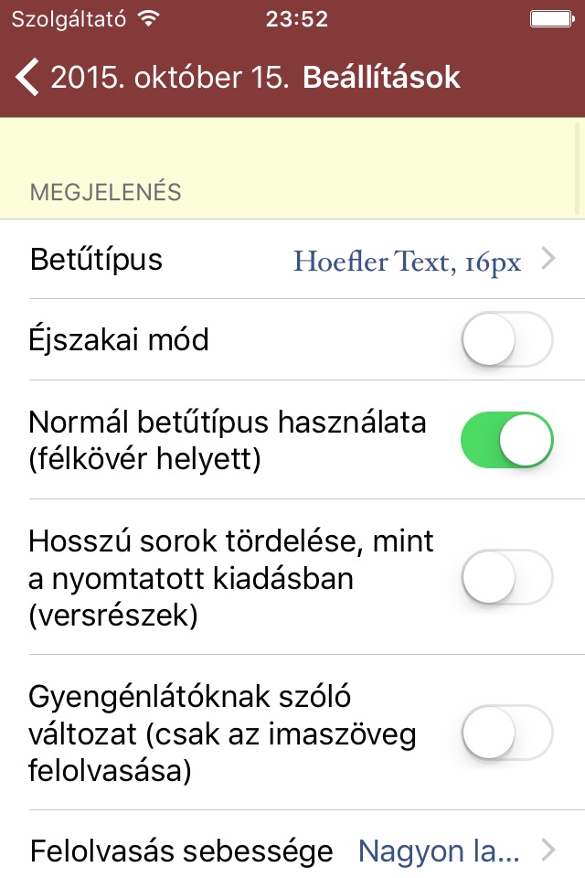 Zsolozsma screenshot 4