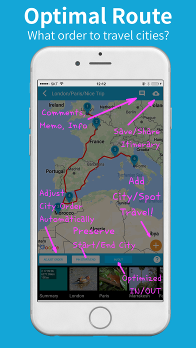 Arrangy - Optimal Trip Planner Screenshot