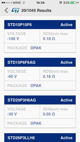 STPOWER MOSFET Finderのおすすめ画像3