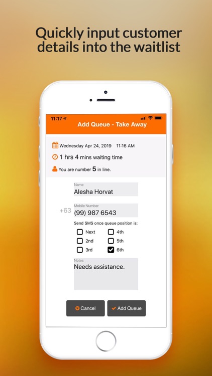 QueuePad for Customer Waitlist screenshot-5