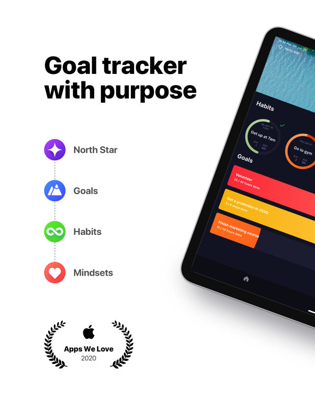 ‎Higher Goals & Habit Tracker Capture d'écran