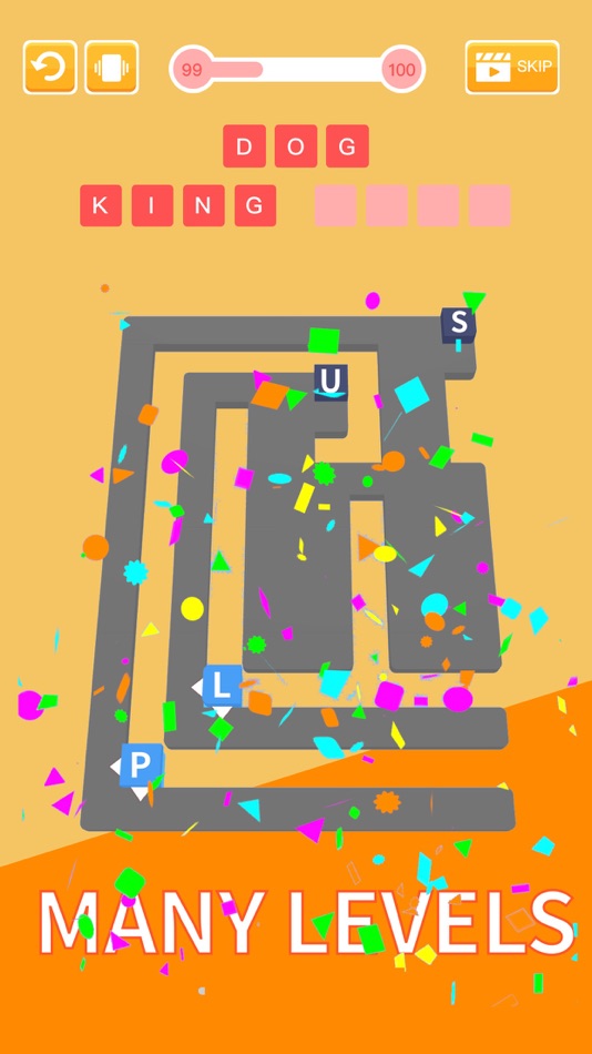 #2. Word Game 3D (iOS) 由: 深圳市义缘聚网络科技有限公司
