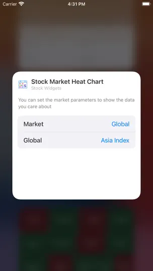 Screenshot von Stock Widgets auf dem iPhone 7