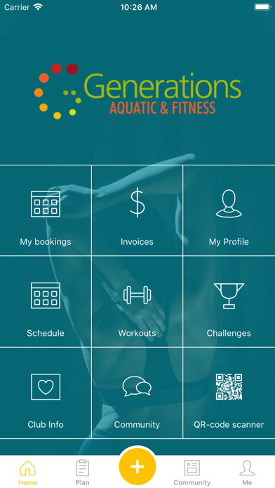 Generations Aquatic & Fitness Screenshot