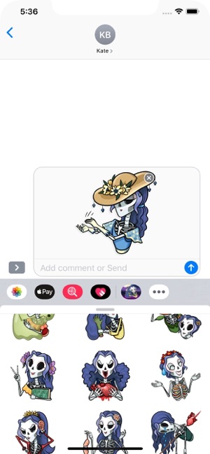 Skeleton Witch Stickers Pack(圖6)-速報App