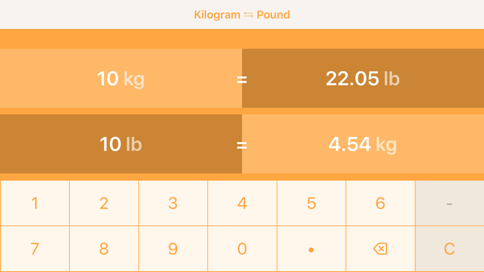 #5. Kilograms To Pounds (iOS) 由: Thomas Pelster