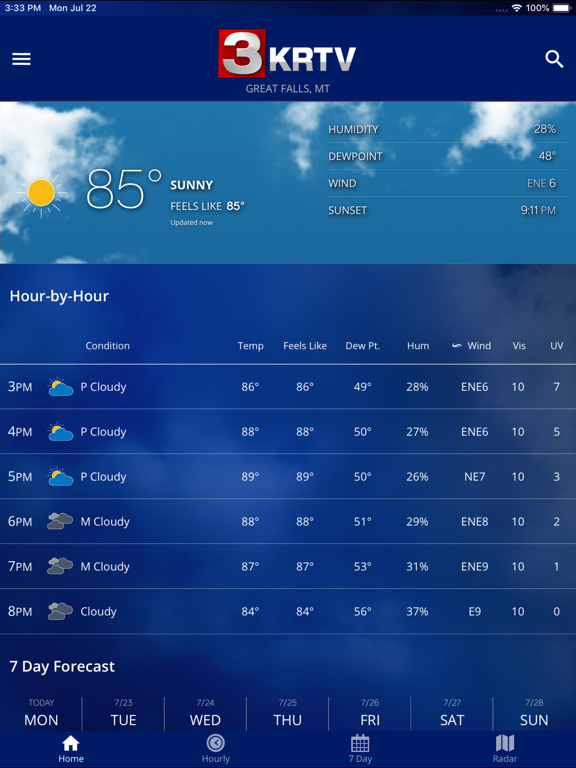 Screenshot #4 pour KRTV Great Falls Weather