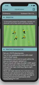 Football Sessions Goalkeeping screenshot #2 for iPhone