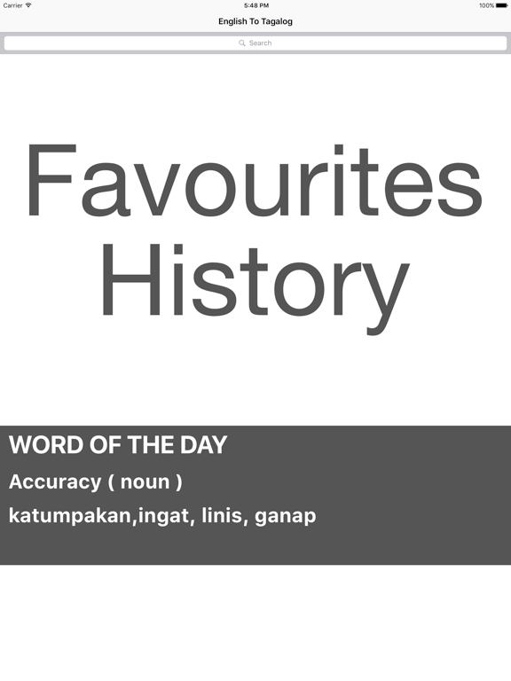 English To Tagalog Dictionary