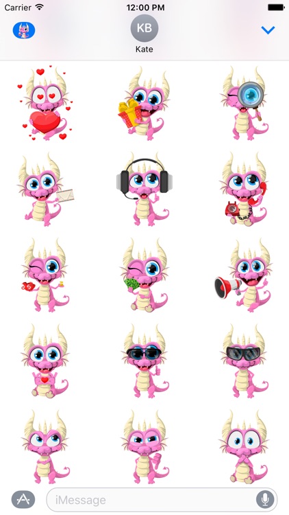 Moon the Dragon Stickers screenshot-4