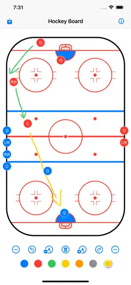 Game screenshot Hockey Board apk
