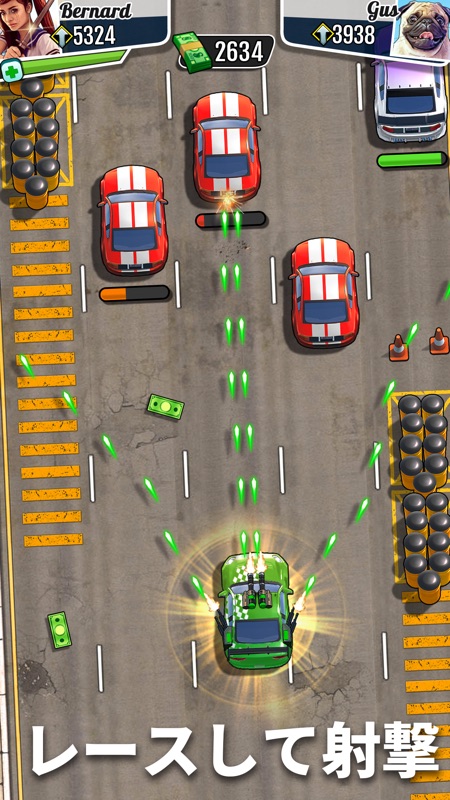 FASTLANE - アーケードシューティング&レースゲーム screenshot 1