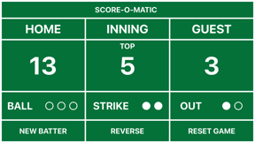 SCORE-O-MATIC screenshot